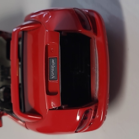Vintage burago dodge viper Gts rt/10 couple red gear  diecast model  Italy - Picture 3 of 9